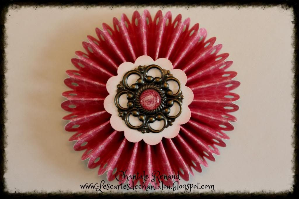 Les cartes de Chantalou Petit Tuto pour fabriquer une rosette Les cartes de Chantalou Petit Tuto pour fabriquer une rosette